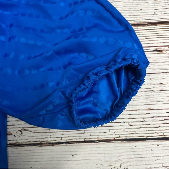 KARL LAGERFELD PARIS Women's Sunglass Jacquard Blouse - Picture 9 of 10